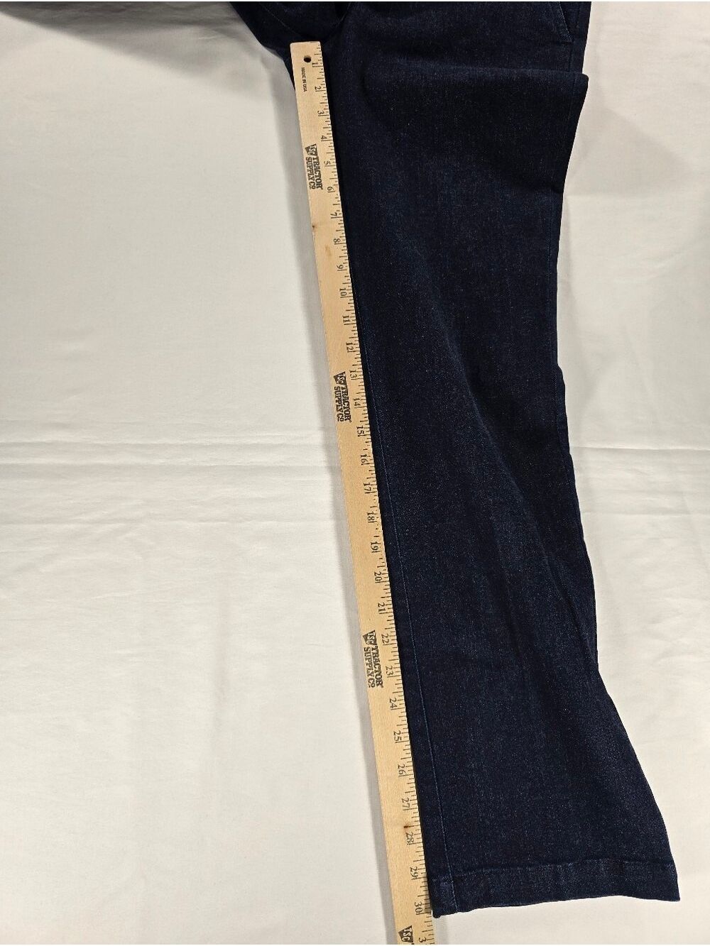 NEW J.Mclaughlin Foster Pant Straight Blue Jeans Women's 6 Stretch Denim Trouser - Picture 9 of 11